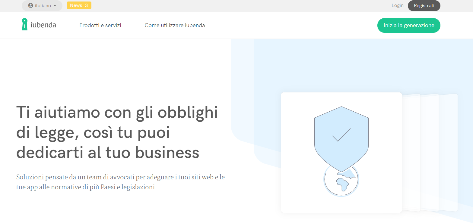 privacy e cookie policy su wordpress